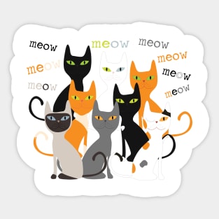 meow meow Sticker